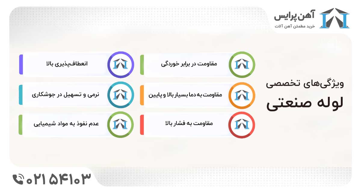 ویژگی های لوله صنعتی 